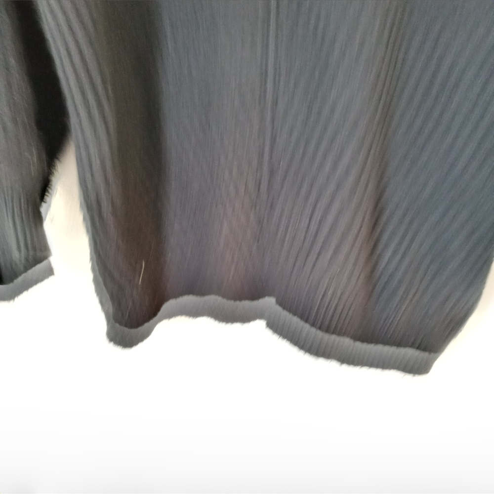 Cece XXL Black Fuzzy Sleeves Knit Sweater - Picture 6 of 13